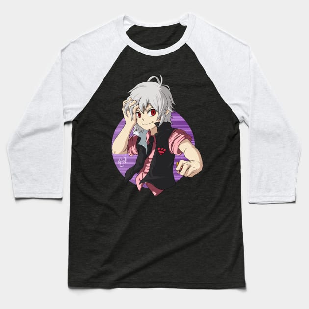 Shu Kurenai from Beyblade Burst Baseball T-Shirt by Kaw_Dev